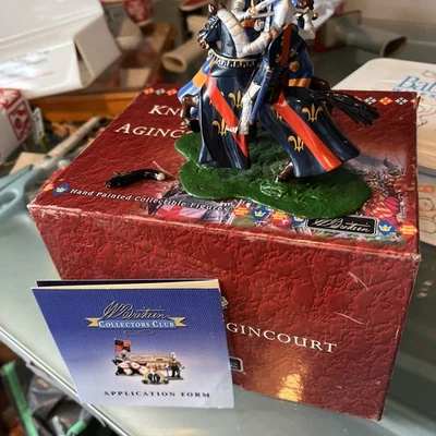 W Britain, Knights of Agincourt, Knights Duelling - Mounted #40240 - Image 1 of 4