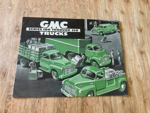 GMC TRUCKS 1950 serie 100-350 folleto carros anuncios motores generales - Imagen 1 de 3