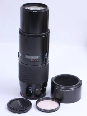 Minolta AF Maxxum Big Beercan 75-300mm Lens Sony A Alpha Japan Free Ship haze - Image 1 of 4