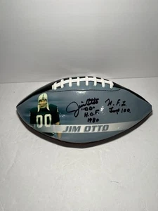 JIM OTTO # 00 HOF 1980 OAKLAND RAIDERS CENTER SIGNED AUTO Photofile FOOTBALL - Bild 1 von 5