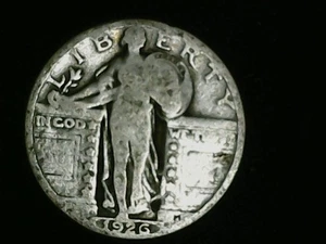 1926 P STANDING LIBERTY QUARTER 0,90 SILBER KOSTENLOSER VERSAND UND NACHVERFOLGUNG!! - Bild 1 von 3