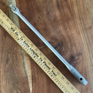 Rare 669D Vintage Duro Chrome USA 1/2" DRIVE Breaker Bar 17.5" - Picture 1 of 4