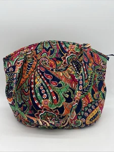 Vera Bradley Umhängetasche Petal Paisley orange rot blau grün Doppelhenkel Handtasche - Bild 1 von 14