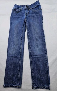 Children Place Jeans Kids 6 Slim Adjustable Waist Blue Straight Leg 20x20 - Picture 1 of 7