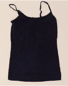 FOREVER 21 Womens Cami Top UK 8 Small Navy Blue CE07 - Picture 1 of 3