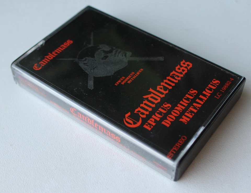 CANDLEMASS - EPICUS (LEVIATHAN LC198824) 1988 USA CASSETTE TAPE DOOM METAL Foto 1 de 4