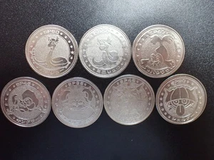 Tarjeta Pokémon Meiji Promo Battle Coin x7 Dragonair Kingler etc #5484 - Imagen 1 de 17