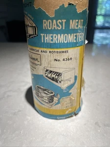 Sears Vtg Roast Meat Thermometer Maid of Honor 4369 Original Packaging MCM 1950s - Picture 1 of 11