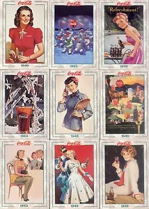 COCA COLA SERIE 2 1994 JUEGO DE TARJETAS BASE DE COLECCIÓN 100 + 8 GORRAS AV - Imagen 1 de 2