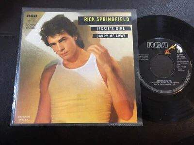RICK SPRINGFIELD Jessie's Girl 1981 MEXICO 7" PROMO 45 Pop Rock - Image 1 of 4