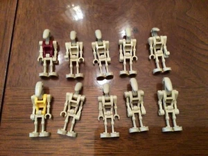 Lot of 10 LEGO Star Wars Battle Red Security Yellow Droids Minifigure 7670 7662 - Bild 1 von 1