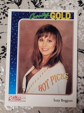 SUZY BOGGUSS #7 - 1992 STERLING CMA COUNTRY GOLD TRADING CARD