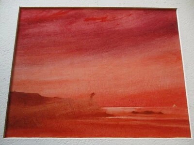 PINTURA RETRATO ICONO VINTAGE JUNIPERO SERRA PAISAJE COLECCIÓN CATÓLICA RARA Foto 1 de 4