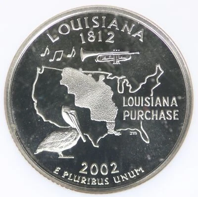 2002-S Louisiana State Quarter 25c NGC PF69 Ultra Cameo - Image 1 of 4