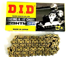 98 - 118 Link 219 DID THM DHA Racing Kart Chain -X30 TKM Rotax Cadet Honda Iame - Picture 1 of 8