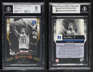 2006-07 Press Pass Legends Gold /99 Jay Bilas #G24 BGS 8