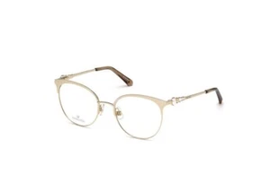 Swarovski SK5275-F 032 Gold Round Metal Optical Eyeglasses Frame 53-18-140 AFit - Picture 1 of 1