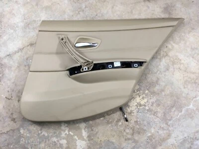 2007-2011 BMW 328i 335i Door Trim Panel Right Rear Interior Beige OEM . - Изображение 1 из 4