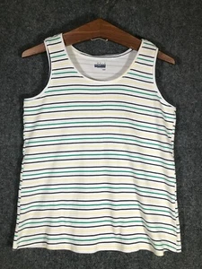 Basic Editions Tank Top Medium M T Shirt Regular Fit Sleeveless Womens Casual - Picture 1 of 8