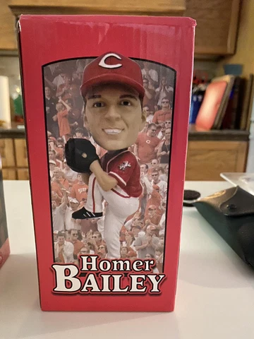 HOMER BAILEY 2010 KAHN'S SGA BOBBLEHEAD CINCINNATI REDS New in Box Cover