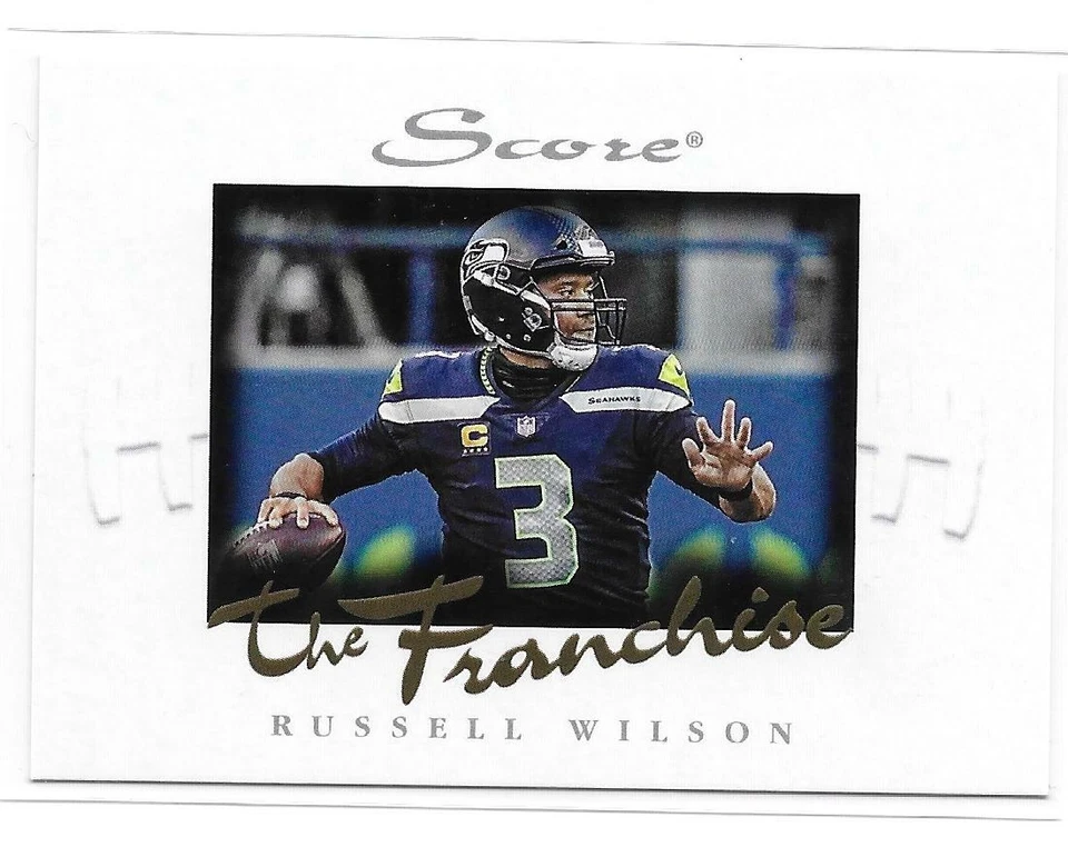 2020 Panini Instant Russell Wilson Score The Franchise LP Card /1251 - Image 1 of 2