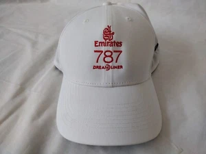Cappello/cappello da baseball Emirates Boeing 787 Dreamliner Nike Legacy Dri-Fit bianco in perfette condizioni - Foto 1 di 5