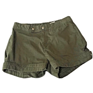 Vintage 00s Red Tab Levis Shorts 3 26W Green Grunge Skater Chinos Outdoor Gorp - Picture 1 of 13