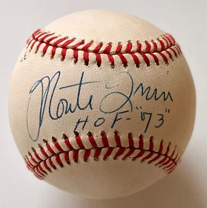 Monte Irvin (Giants) signiert ""HOF 73" Rawlings N.L. Baseball (weiß) - JSA Buchstabe - Bild 1 von 3