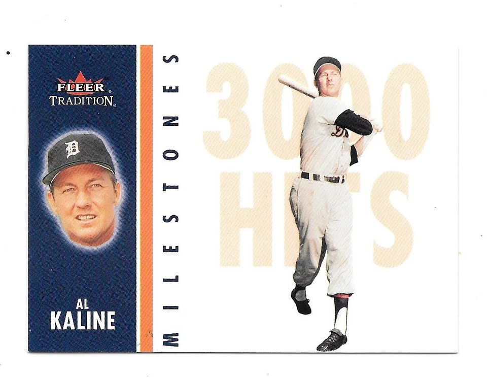 XX 2003 Fleer Baseball Al Kaline Milestones #4 casi nuevo Foto 1 de 1