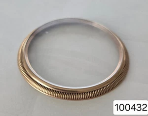 1.00MM MINERAL GLASS POCKET WATCH CRYSTAL FOR THIS KEYSTONE MAINLINER BEZEL ONLY - Picture 1 of 2
