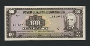 NICARAGUA 100 CORDOBAS D. 1979 PICK # 132 UNC MENO. - Foto 1 di 2