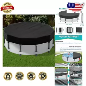 15FT Round Pool Winter Covers - UV Protection & Easy Install - Picture 1 of 9