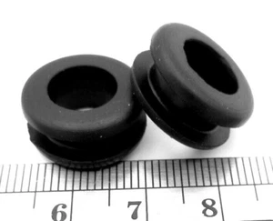 Gummitülle - passt 1/2" Loch 1/16" Panel, hat 3/8" Innendurchmesser - langlebig! Perfekte Passform! - Bild 1 von 12