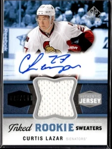 14/15 SP GAME USED ROOKIE INKED SWEATERS #IRS-CL CURTIS LAZAR RC (025/149) - Picture 1 of 2
