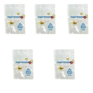 5 pcs Amphenol 132105 RF Coaxial Connector, SMA Bulkhead Jack, Female Socket - Picture 1 of 8