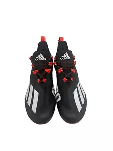 Adidas Adizero Football Cleats Black/Orange/White Rare Size:10 GW2957 - Picture 1 of 8