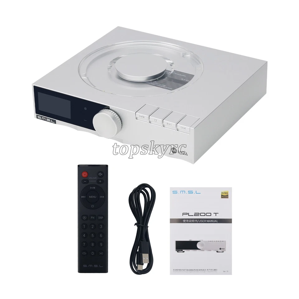 Tocadiscos digital SMSL PL200T MQA-CD reproductor de CD soporte entrada de reloj USB tp1 Foto 1 de 4