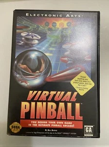 Virtual Pinball (Sega Genesis, 1993) - Picture 1 of 2