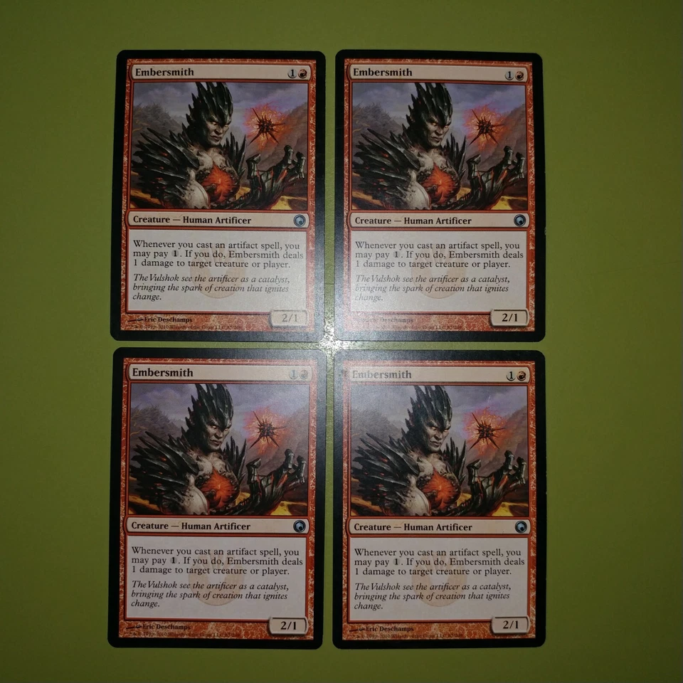 Embersmith x4 Scars of Mirrodin 4x Playset Magic the Gathering MTG - Image 1 of 1