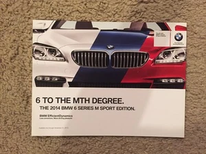 2014 BMW 6 Series M Sport Edition Sales Brochure - Bild 1 von 3