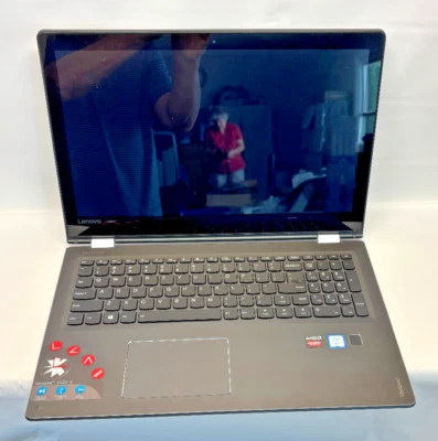 Lenovo ideapad flex 4 Convertible i7 7500 16GB RAM & SCEPTRE 20 in. Monitor USED - Image 1 of 4