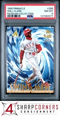 Pinnacle Museum Collection 1995 #288 Will Clark Pop 1 PSA 8 Foto 1 de 2