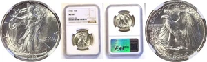 1936 50C Walking Liberty Half Dollar NGC MS-66 - Picture 1 of 3