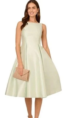 ADRIANNA PAPELL DRESS/NEW WITH TAG/RETAIL$160/SIZE 18/LENGTH 42/BABY GREEN - Image 1 of 4