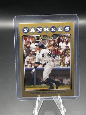 2008 Topps Gold Border /2008 Alex Rodriguez #1 - Image 1 of 2