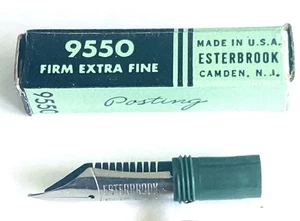Esterbrook 9550 Firm Extra Fine Posting Master Series Renew Point Nib In Box - Picture 1 of 8