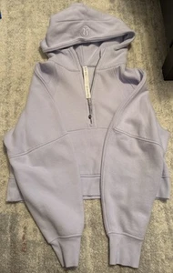 lululemon Women's Scuba Oversized Half-Zip Hoodie Size XS/S Lilac Smoke - Picture 1 of 6