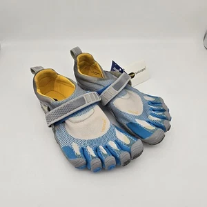 Vibram FiveFingers Bikila donna taglia EU 36/US 6-6,5 grigio/blu W346 NUOVO* - Foto 1 di 5