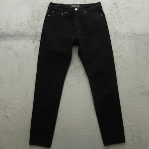 Abercrombie & Fitch Jeans Mens Size 31x34 Black 90s Slim Stretch Denim Pants - Picture 1 of 18