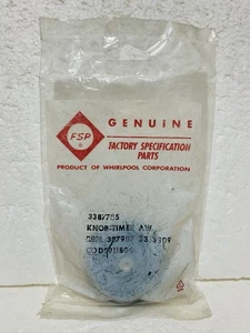 Whirlpool Originale FSP Manopola Timer AW 387907 3333309 MISP NUOVO vecchio magazzino - Foto 1 di 2